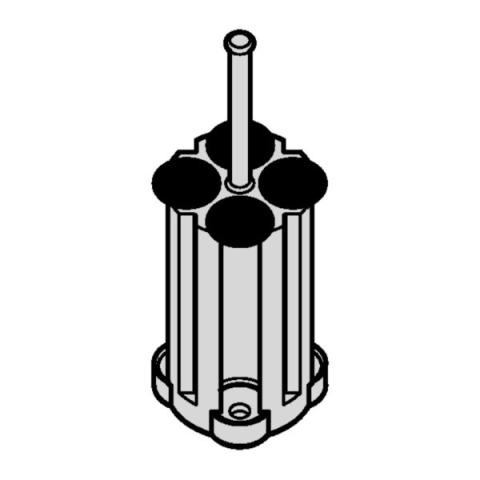 Adapter 4x7ml wrapped Vacut. (2x)