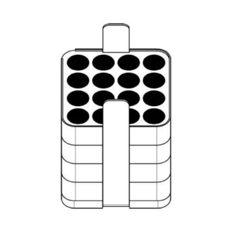 Adapter 16x15ml verpackt (2x)