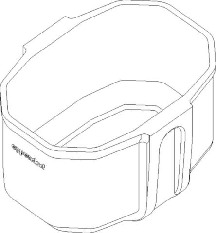 High-capacity bucket S-4x1000 4piece set