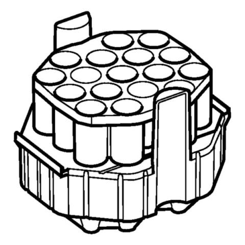 Adapter 5/15mL/plate for S-4xUniv, 2 pcs