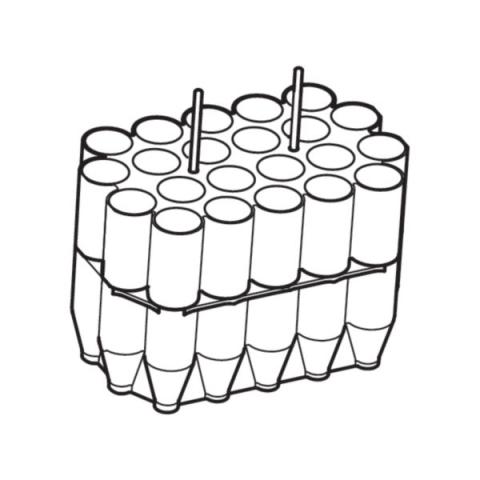 Adapter 15 mL conical tubes, PL/TB