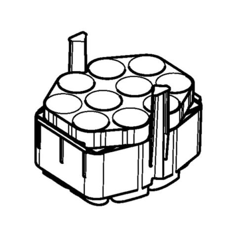 Adapter 25/50mL/plate S-4xUniv-L, 2 pcs